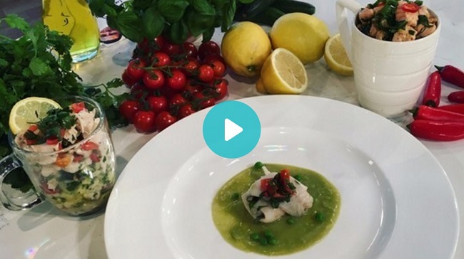 How To Cook Fish in the Microwave â Microwave Mug Meals as seen on ITV This Morning | Seabass with Pea Puree