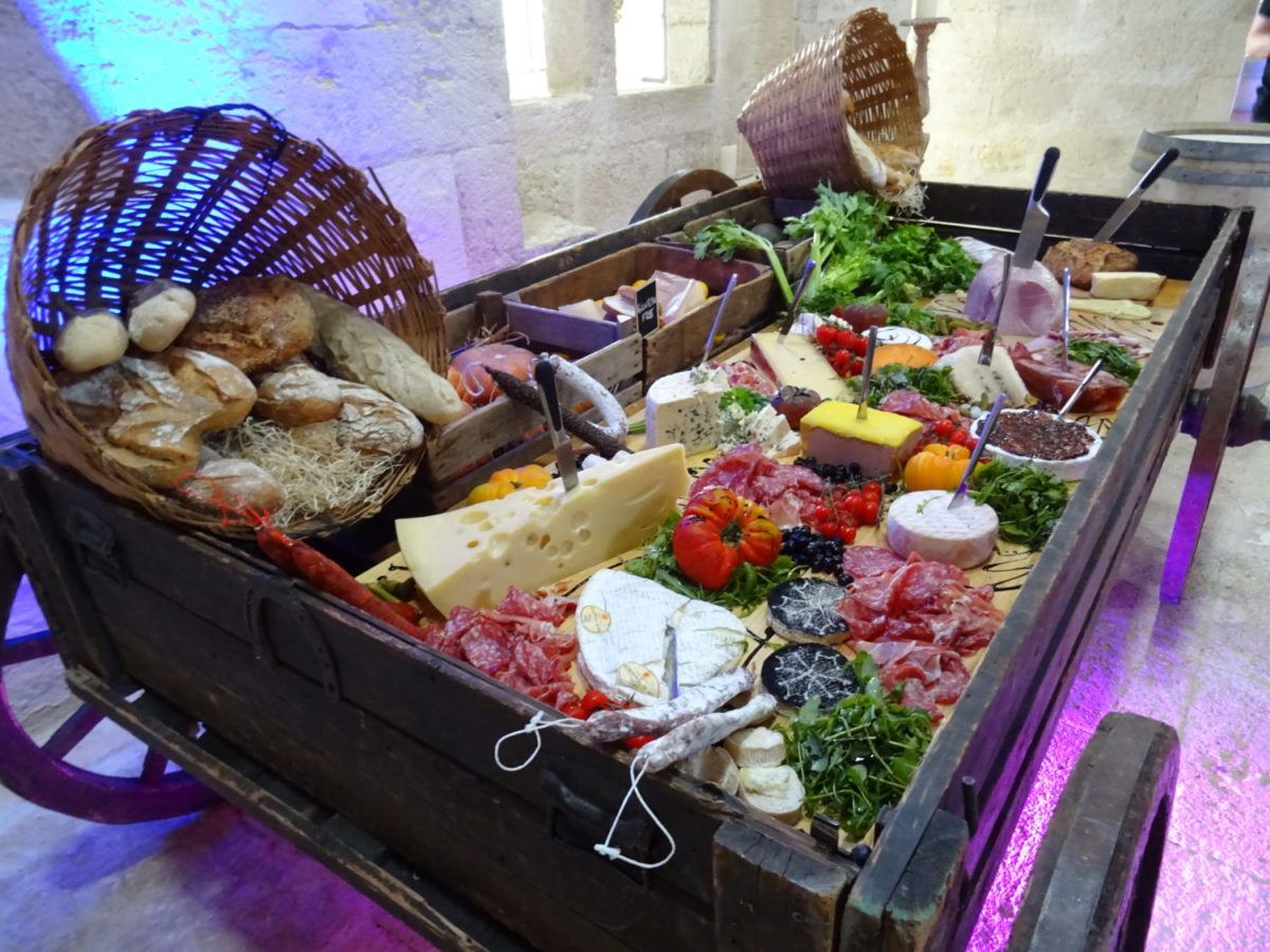 Faux French Market Cheese and Charcuterie table by Theo