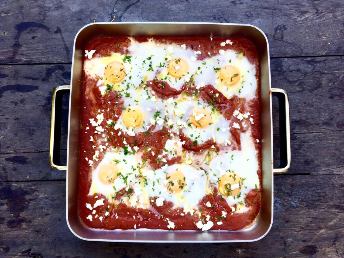 baked eggs by Theo