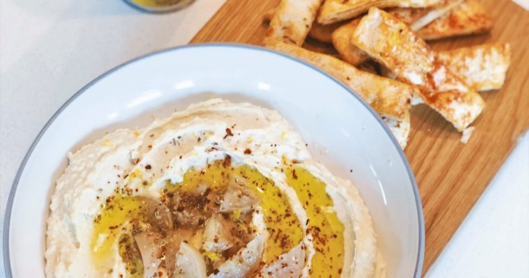 Cannellini Bean Dip with Preserved Lemons and Aloades Olive Oil