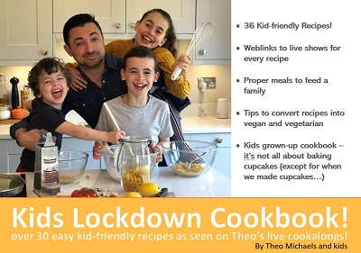 Kids Lockdown Cookbook and Live Cookalongs