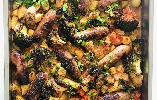 Sausage Tray Bake Recipe with smoked paprika – 1 tray dinner