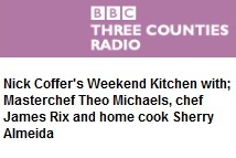 Listen to Theo on BBC 3CR Weekend Kitchen!
