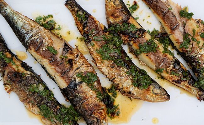 Grilled Sardines with Chipotle Dressing | BBQ Sardine Recipes