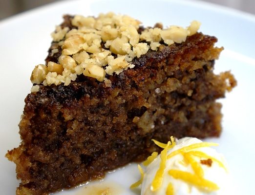 Karidopita – Greek Walnut Cake – the best walnut cake recipe ever..!