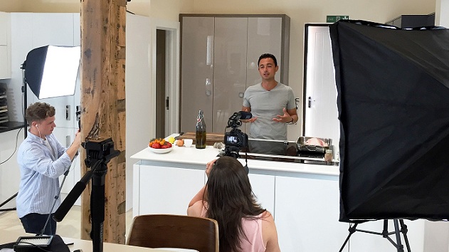 Just finished filming my first series for Simply Good Food TV